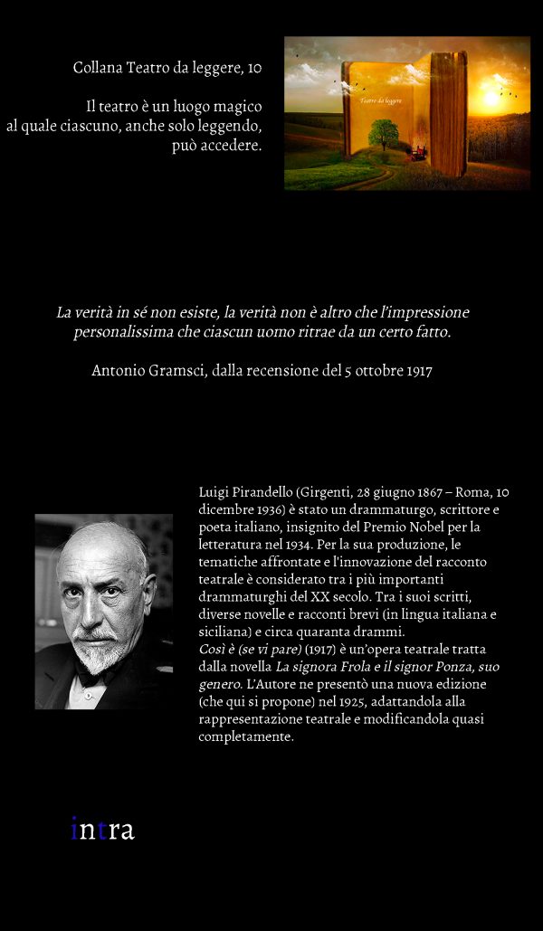Luigi Pirandello, "Così è (se vi pare)" - immagine 2