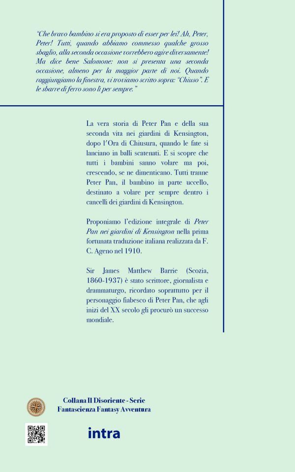 James Matthew Barrie, "Peter Pan nei giardini di Kensington" - immagine 2