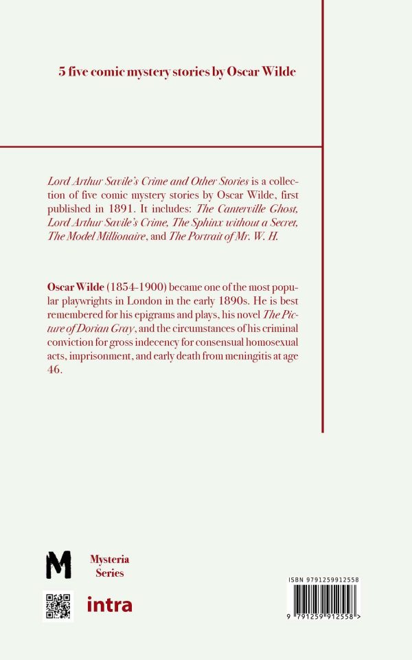 Oscar Wilde, "Lord Arthur Savile’s Crime and Other Stories" - immagine 2