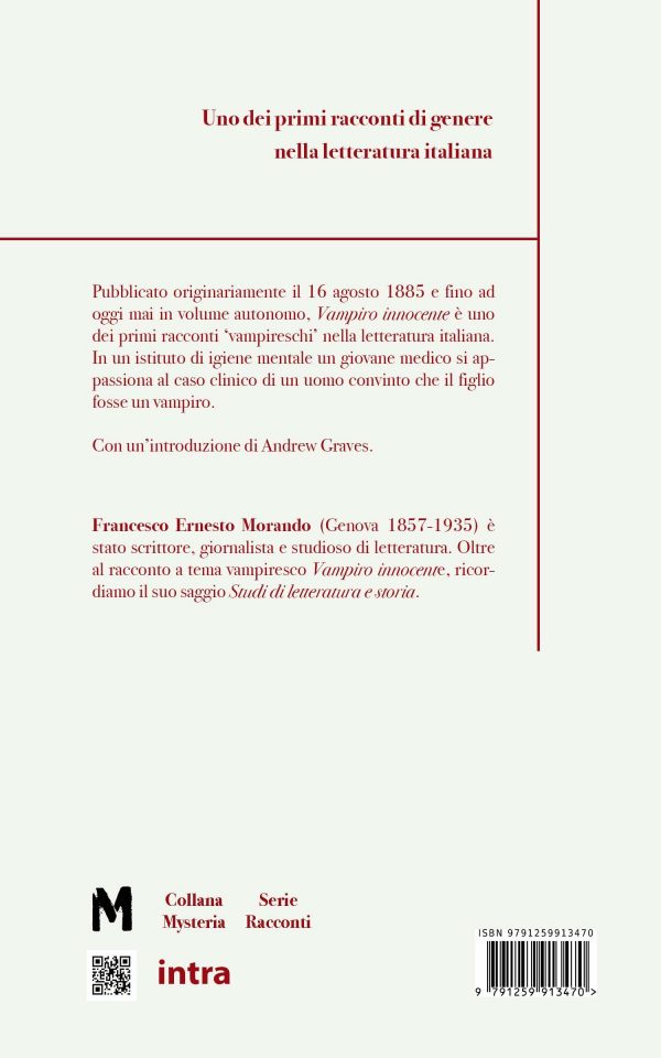 Francesco Ernesto Morando, "Vampiro innocente" - immagine 2