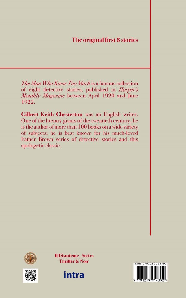 Gilbert Keith Chesterton, "The Man Who Knew Too Much" - immagine 2