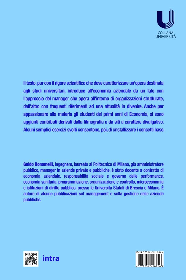 Guido Bonomelli, "Economia aziendale: un approccio manageriale" - immagine 2