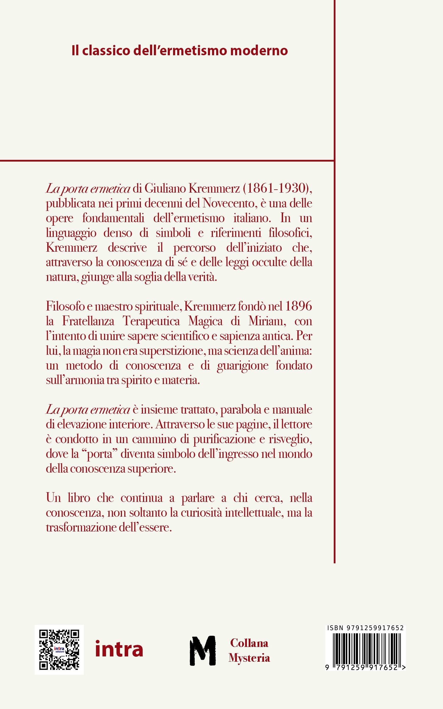 Giuliano Kremmerz, "La porta ermetica" - immagine 2