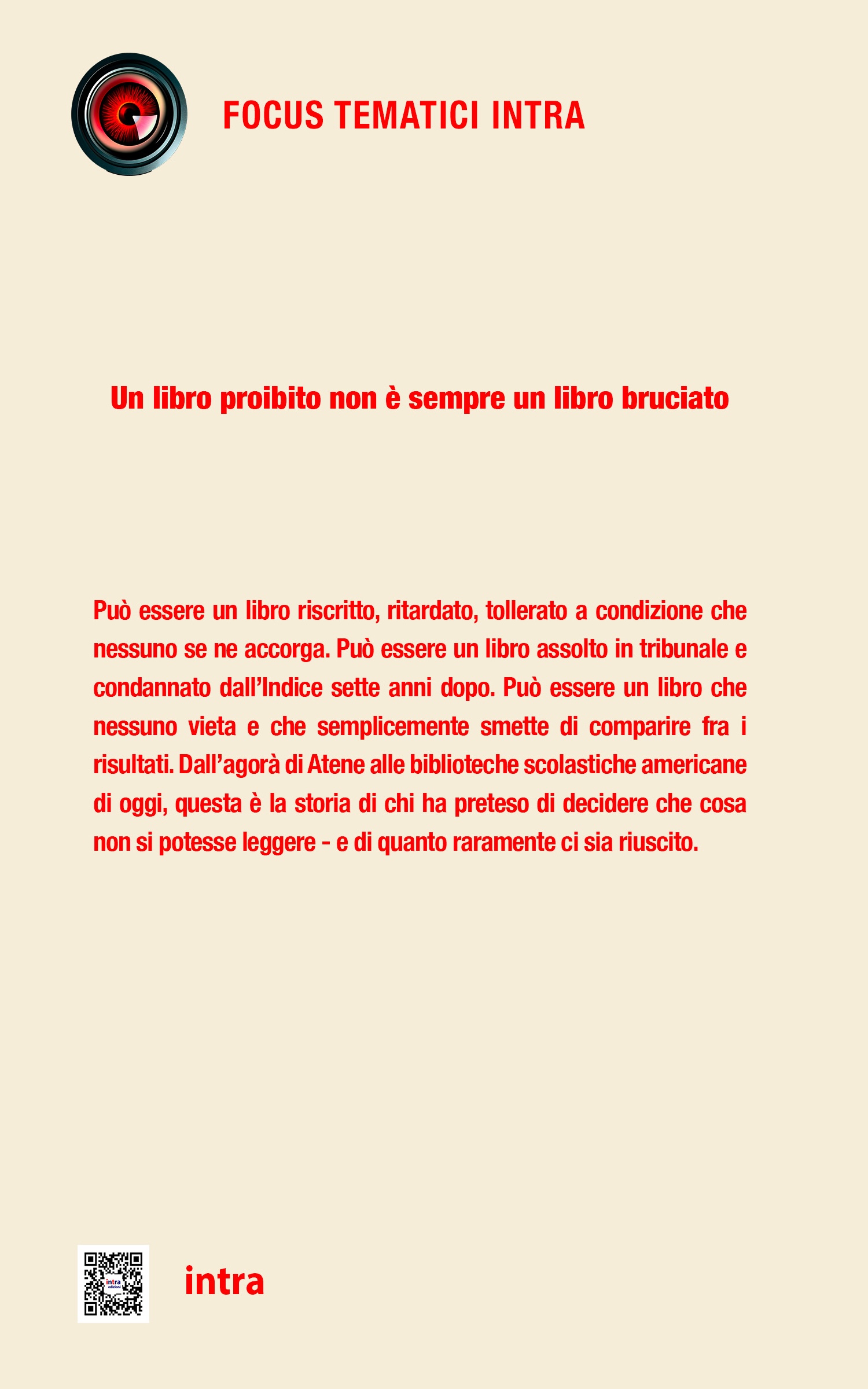 Focus tematici, "Storia dei libri proibiti. Censori, processi e lettori clandestini" - immagine 2